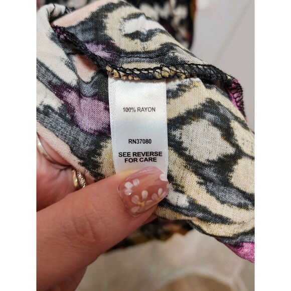 Cato XL Women Multicolor Vest Sleeveless Open Front Paisley Ikat Bold Ethnic - Picture 10 of 13